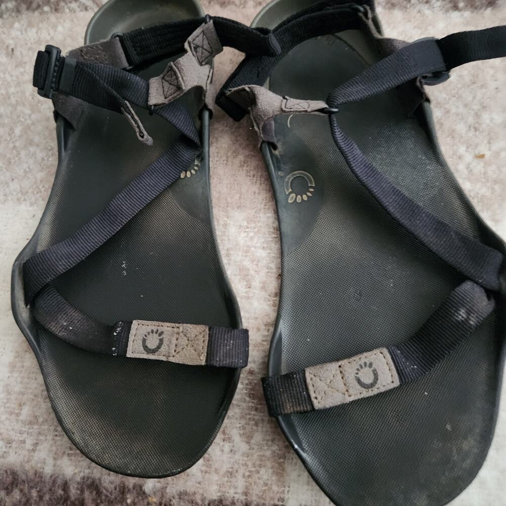 Xero Shoes Z-Trail Hiking Sandals Purple Barefoot Minimalist Straps Women's 9 US